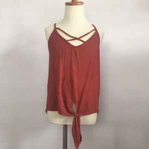 Tillys; Full tilt- Tank top with tie